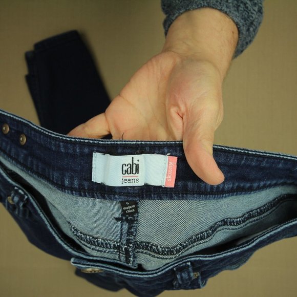 Cabi #3040 Skinny Jeans Women's size 6 Low Rise Medium Wash Denim - Picture 7 of 9